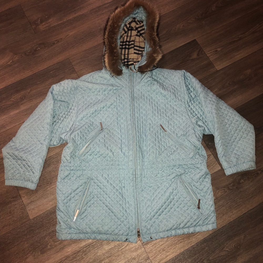 Burberry quilted coat